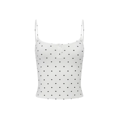 Polka Dot Embroidered Set