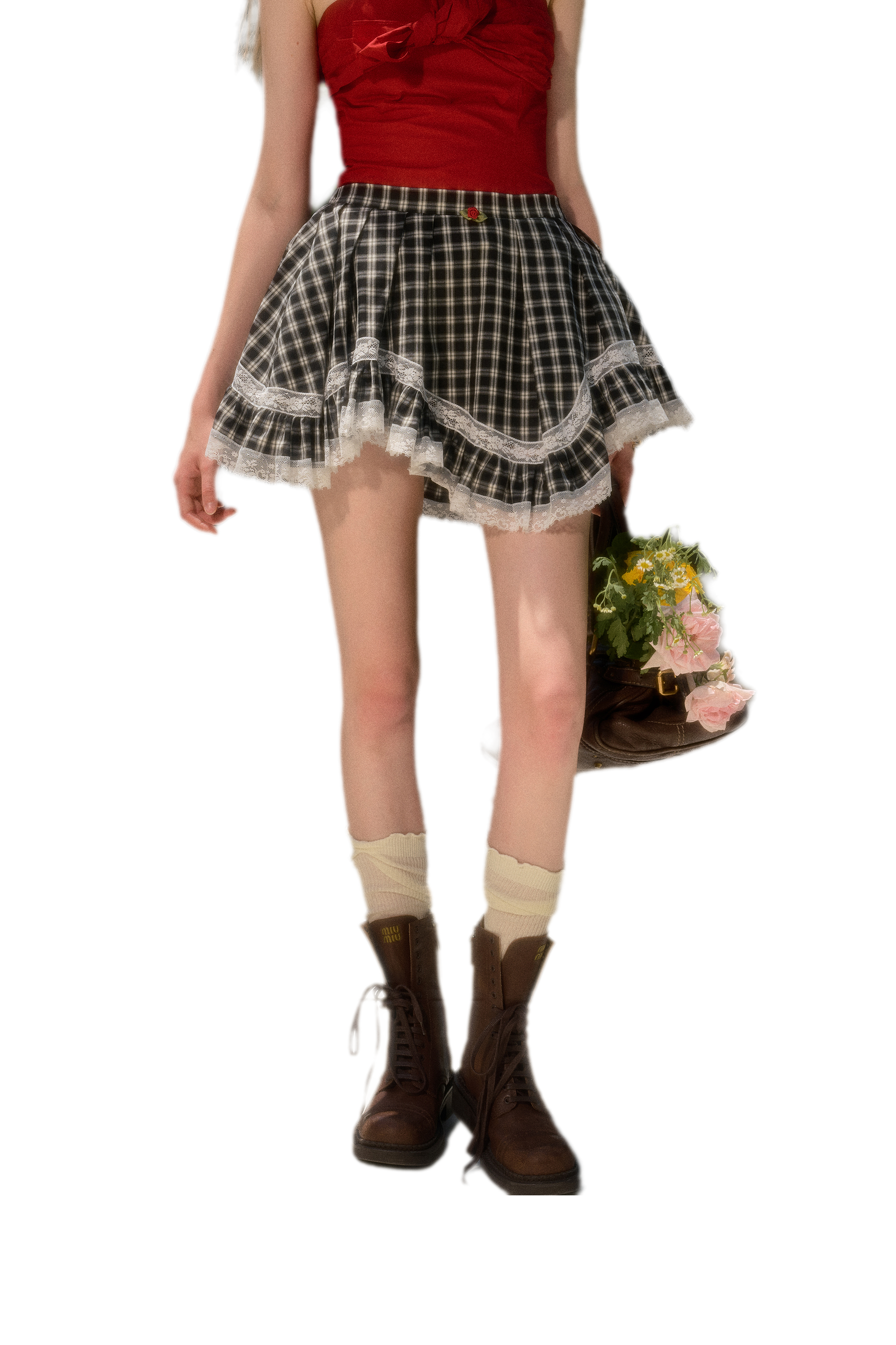 Field Gingham Mini Dress