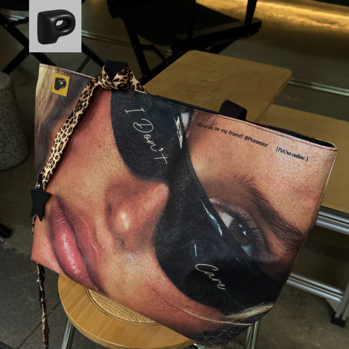 Printed Paper Large-Capacity Tote