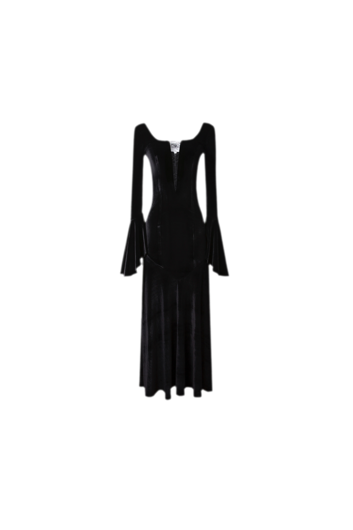 Velvet Witch Mermaid Maxi Dress