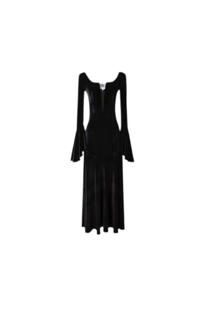 Velvet Witch Mermaid Maxi Dress