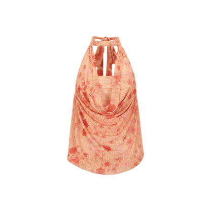 Heart Hunter Vacation Floral Halter Top &amp; Skirt
