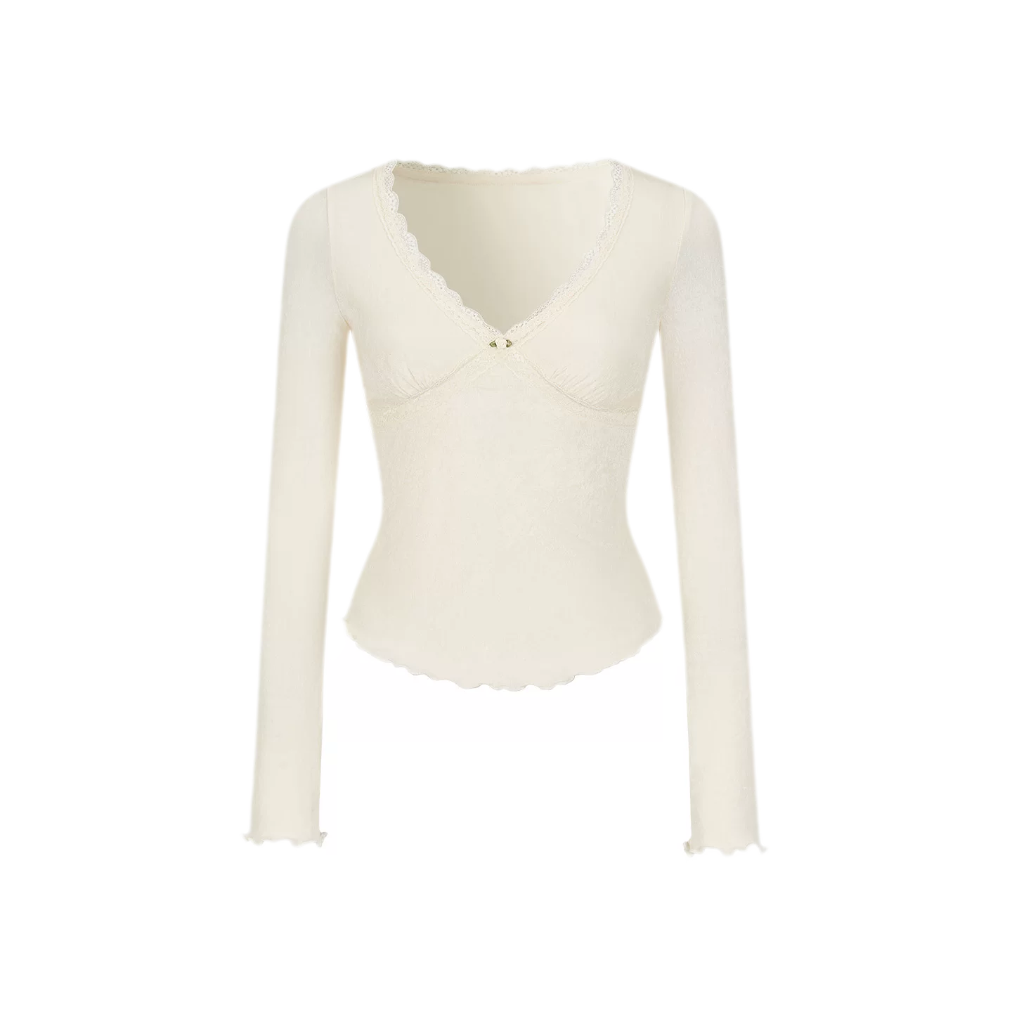 Acetate Velvet Lace Top