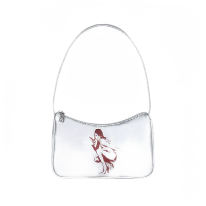 Silver Hobo Handbag