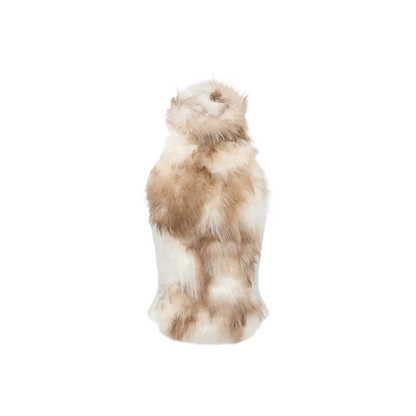 Fox Fur Mesh Halter Top