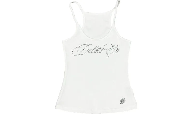 Rhinestone Ribbed Cami Top