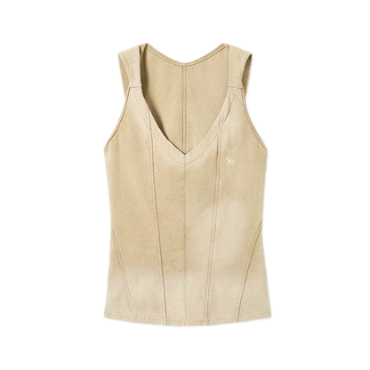 Washed Hooded Vest