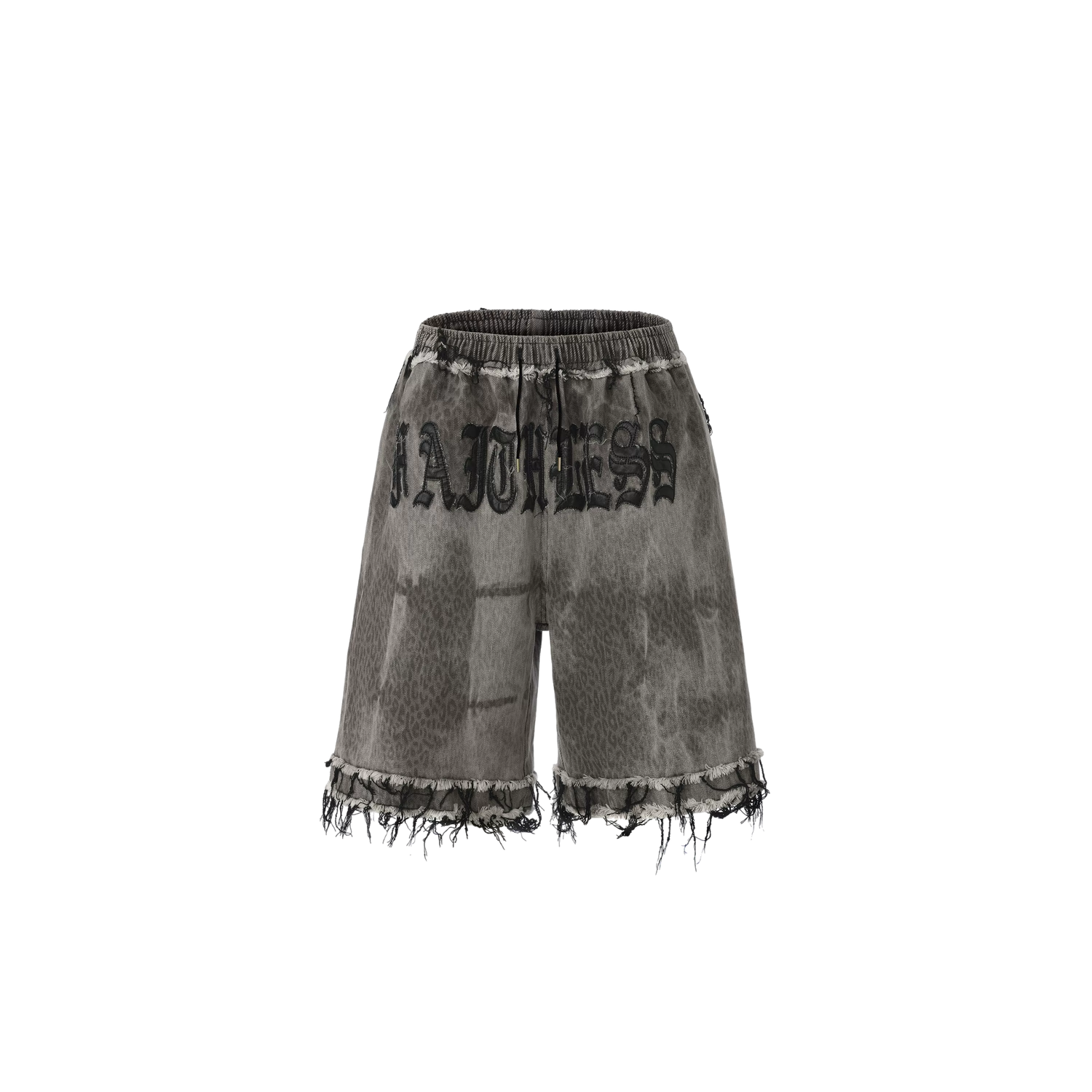 Punk Grunge Distressed Denim Shorts