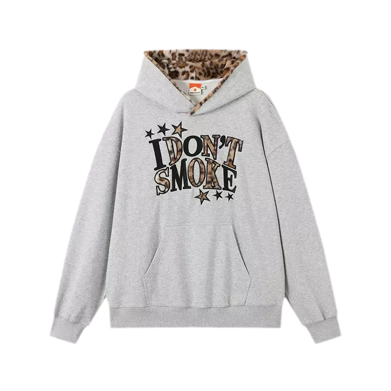 Fleece Faux-Fur Appliqué Hoodie