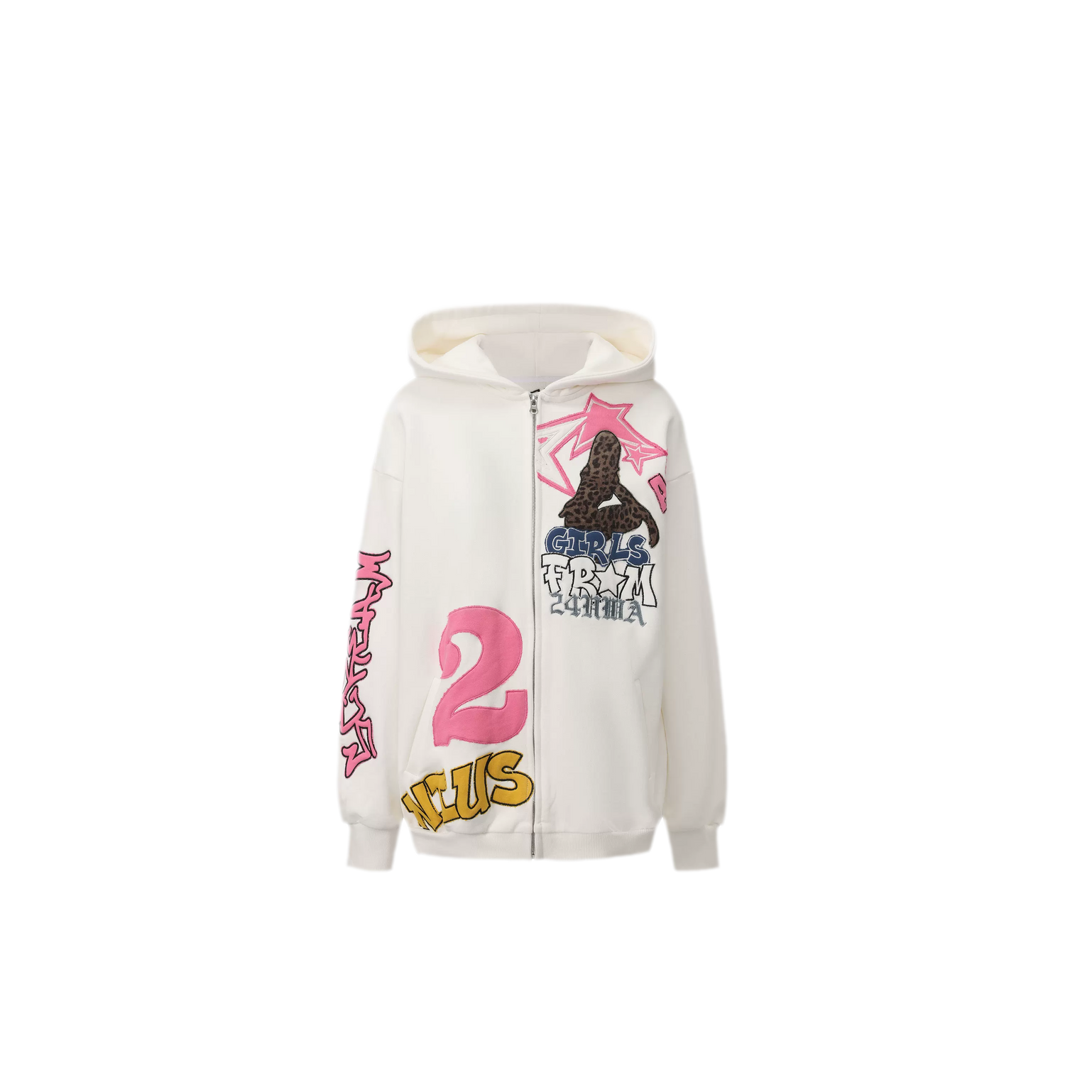 Appliqué Oversize Hoodie Pants Set
