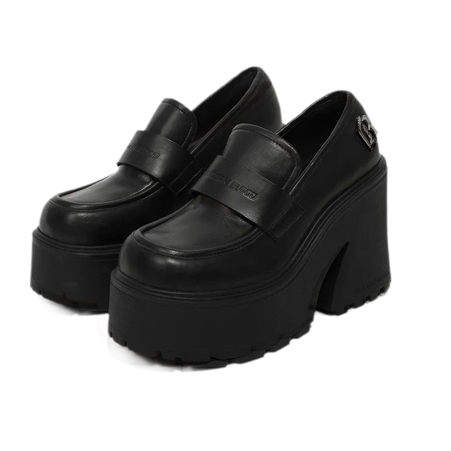 Chunky Platform Slip-On Loafers