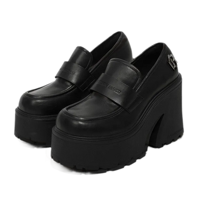 Chunky Platform Slip-On Loafers