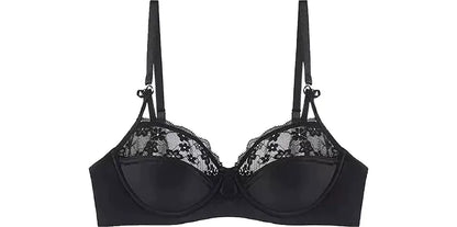 Lace Half-Cup Bra