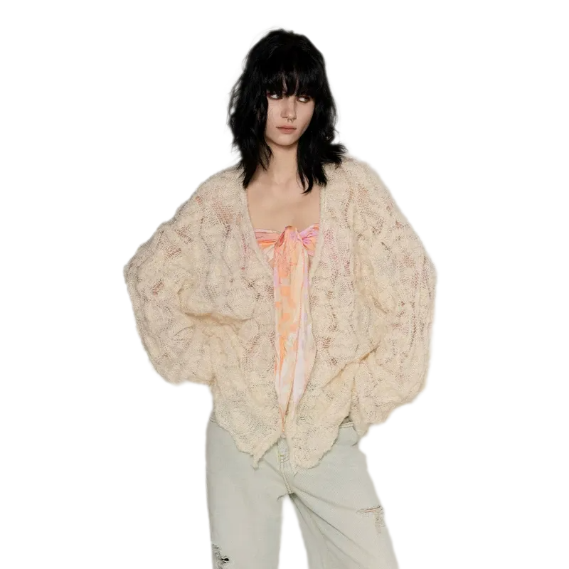 SENSEAWEEK Mohair Alpaca Textured Cardigan | SENSEAWEEK – CHINASQUAD SENSEAWEEK Mohair Alpaca Textured Cardigan | SENSEAWEEK – CHINASQUAD