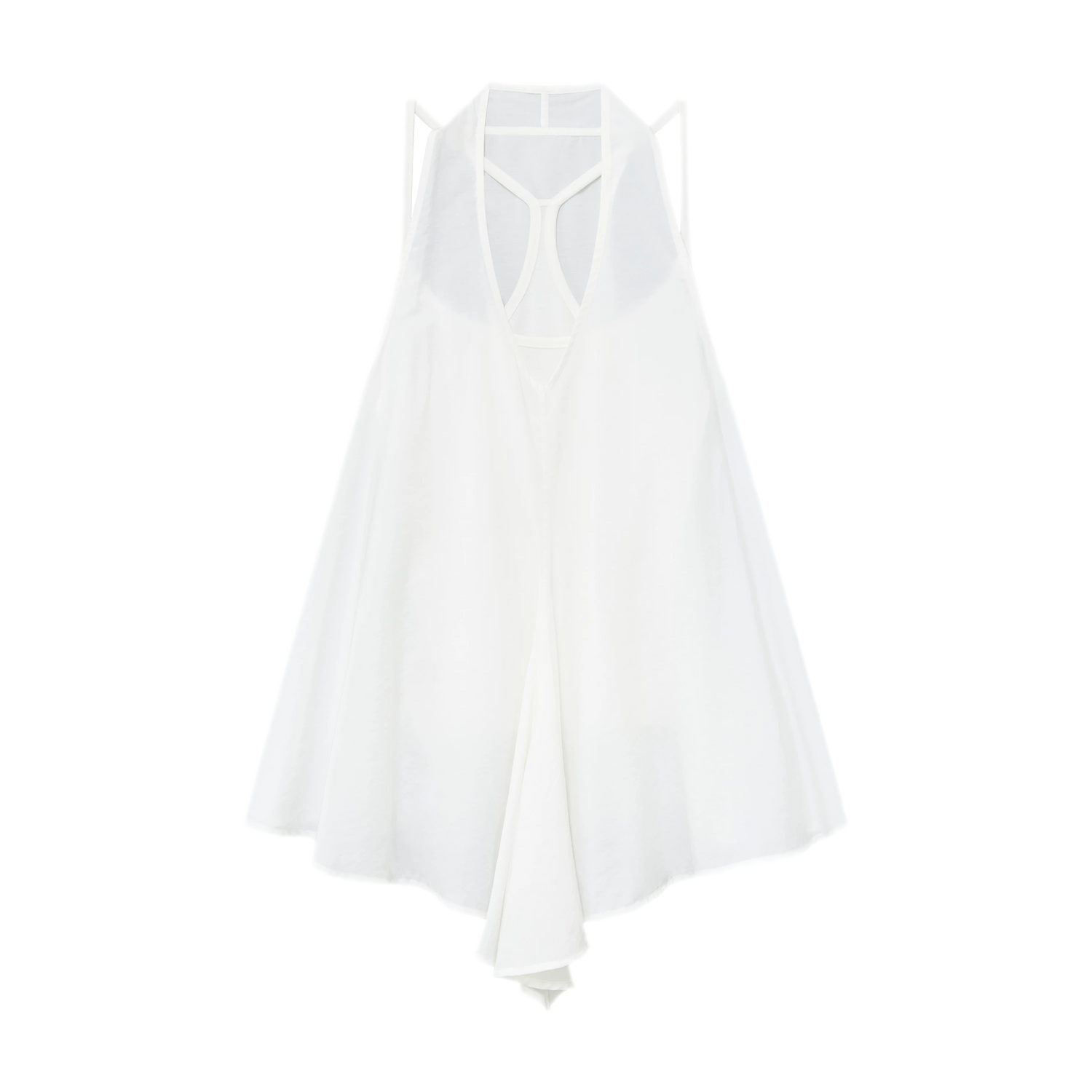 White Lyocell V-Neck Cami