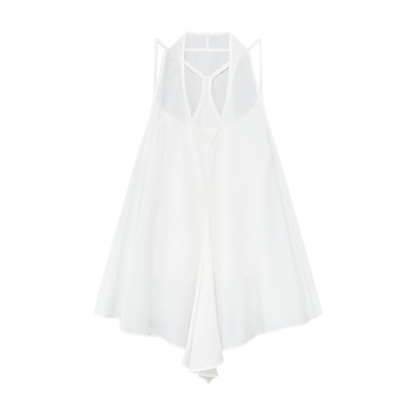 White Lyocell V-Neck Cami