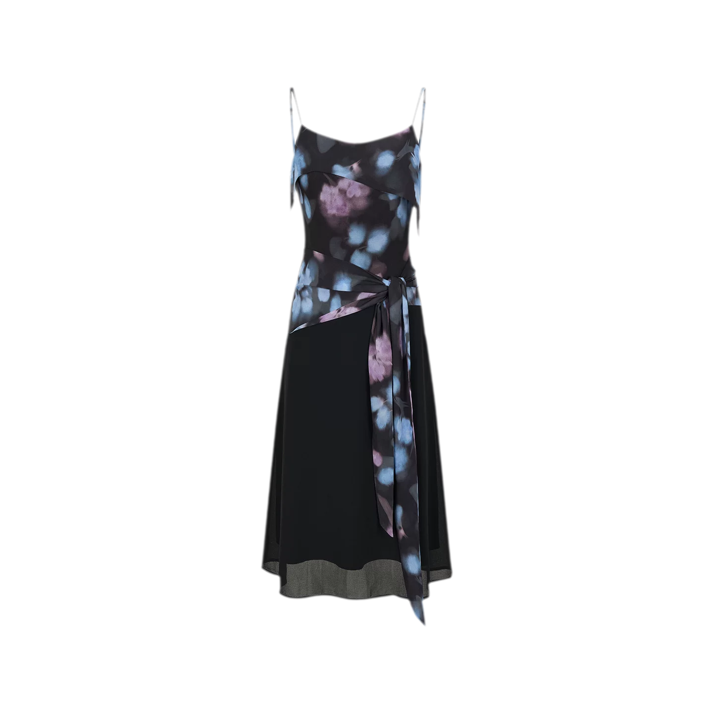 Irregular Tie-Dye Print Dress