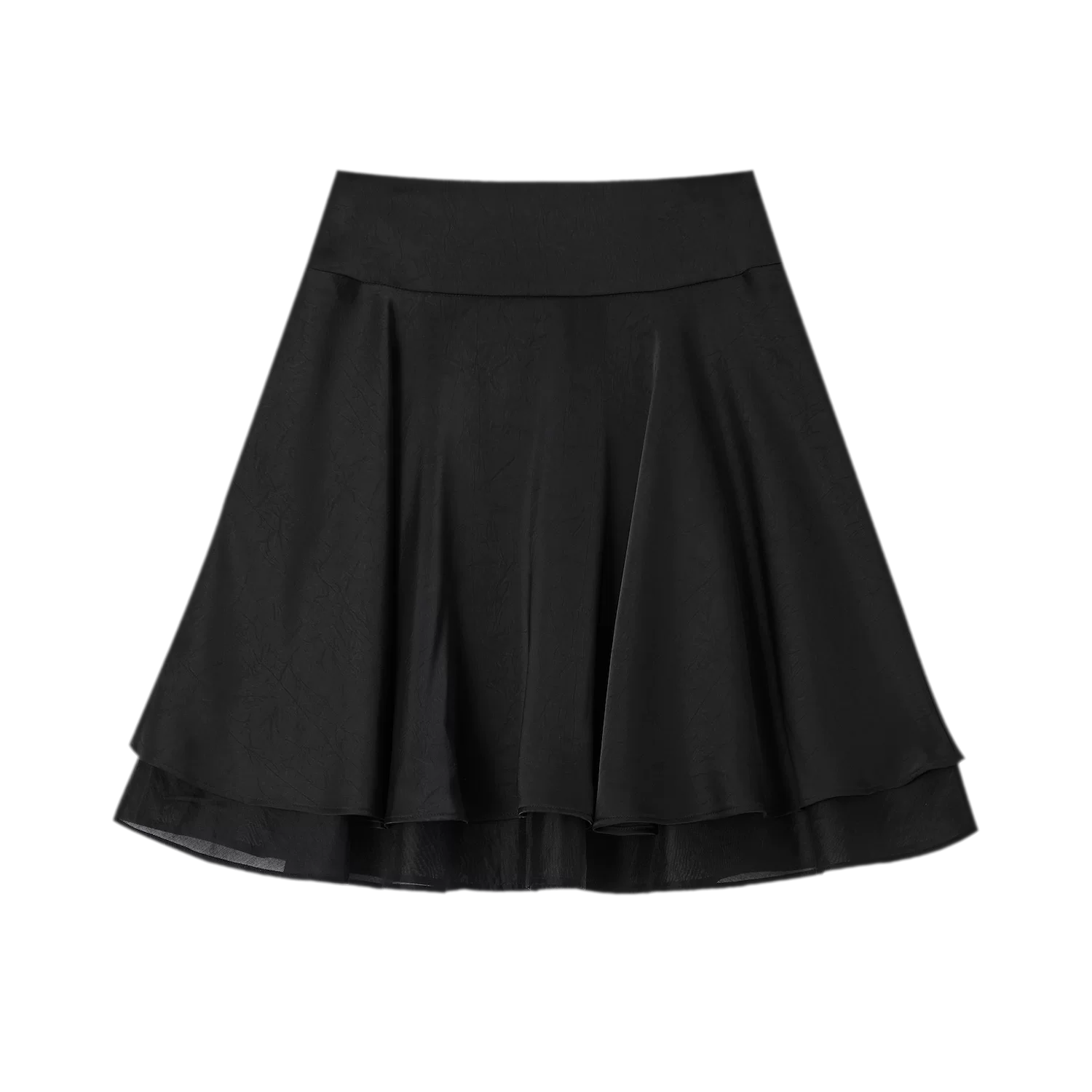 Satin Midi Skirt