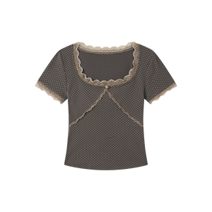 Dusty Pink Polka Dot / S