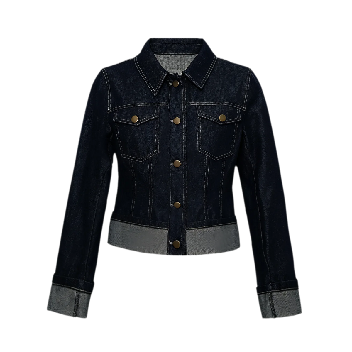 Куртка з необробленого деніму із selvedge-краєм