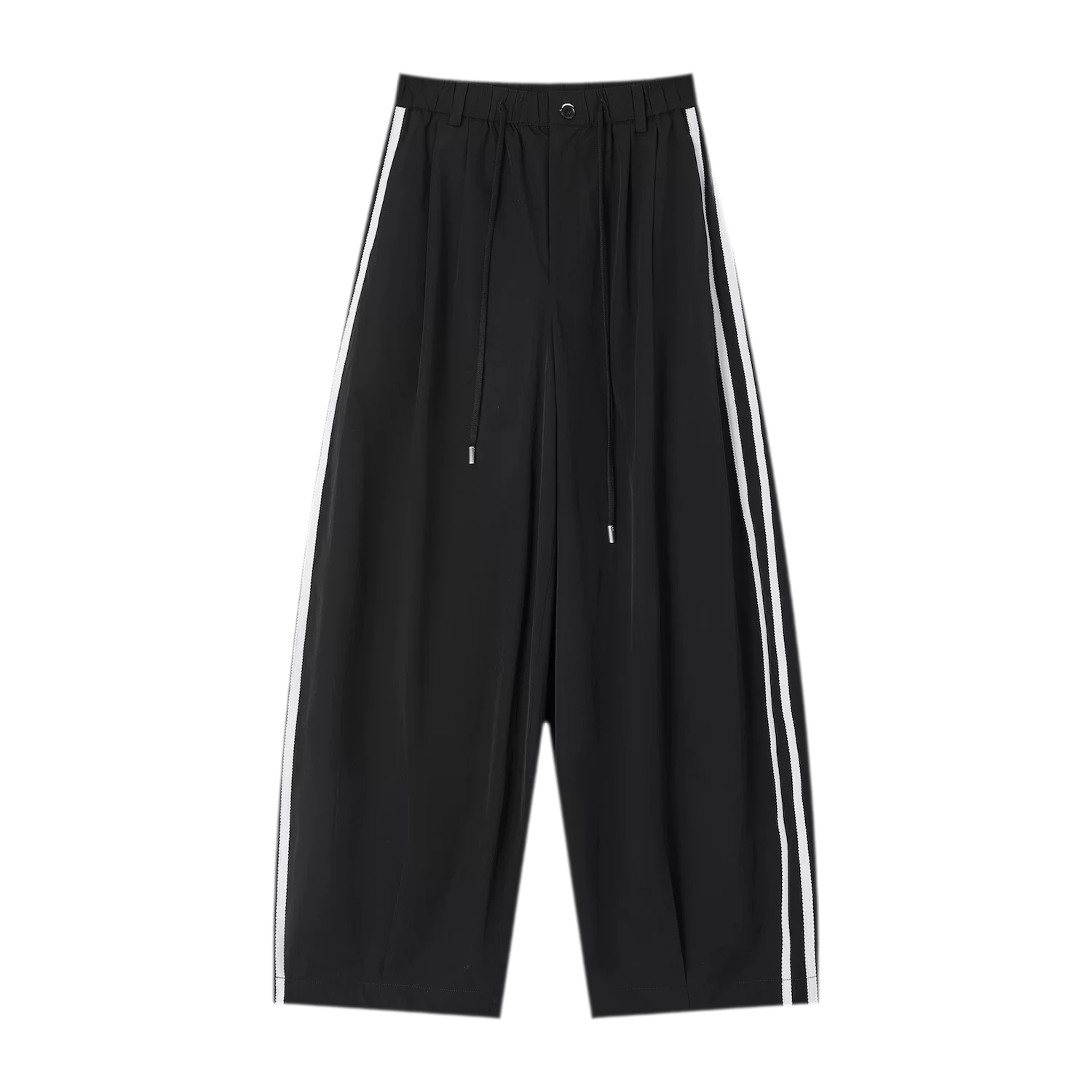 Stripe Tape Wide-Leg Pants