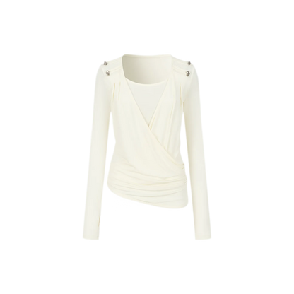 Modal Draped Layered Top