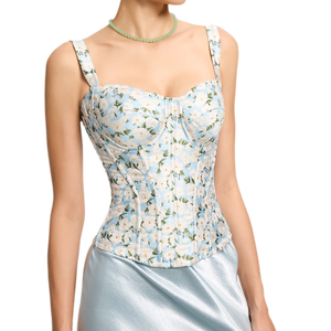 Jacquard Heart Neckline / S (C/D Cup, Waist 60-65)
