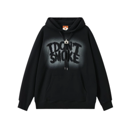 American Style Shadow Print Hoodie