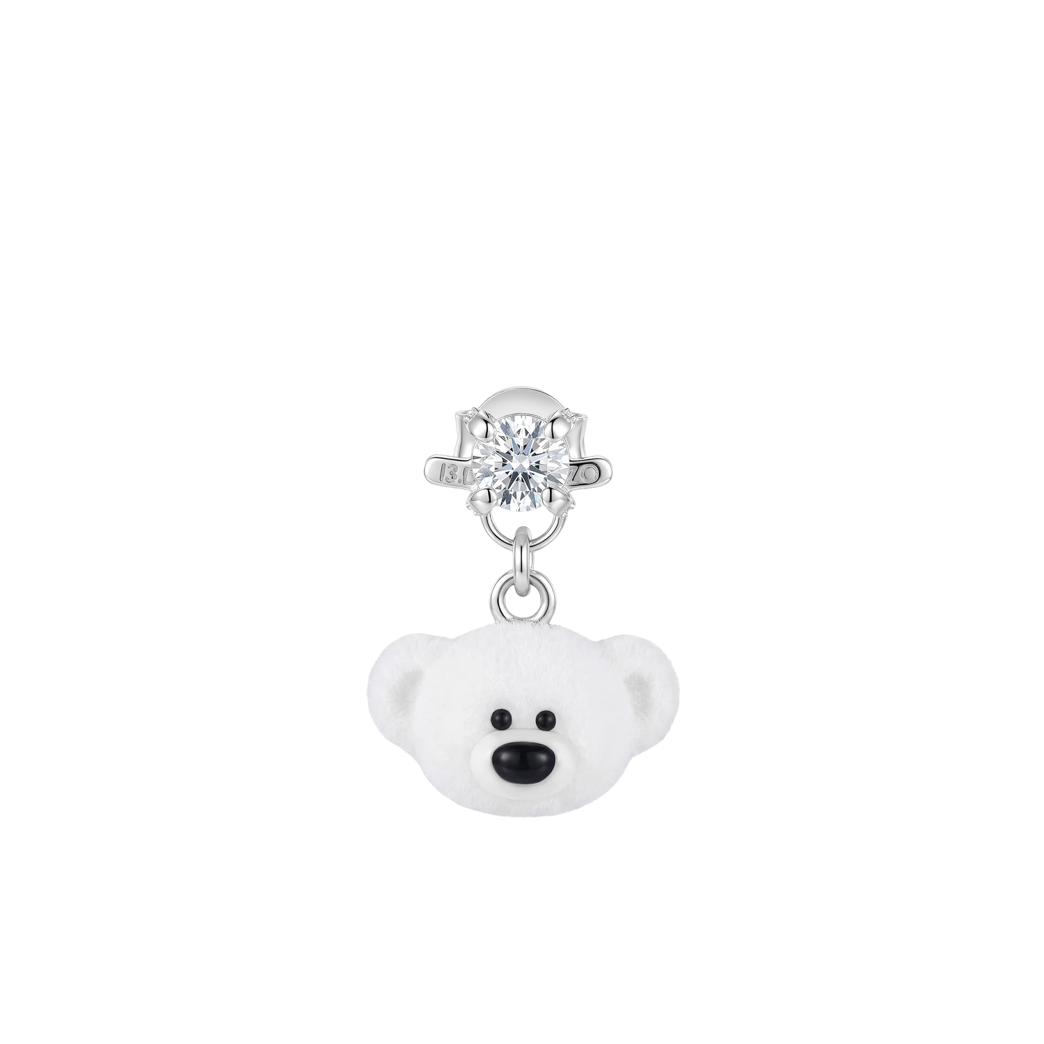 Bear Head Stud Earring