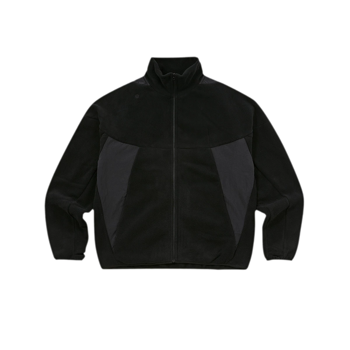 Curved Fleece Panel Jacket