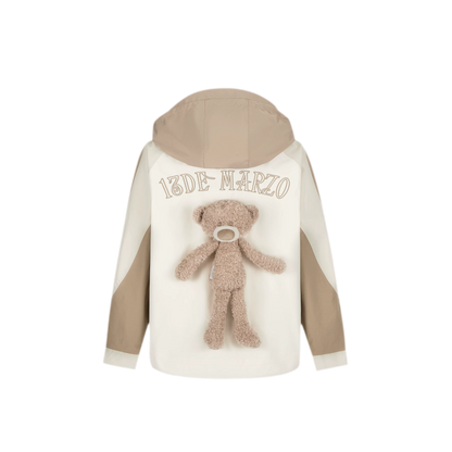 Colorblock Bear Windbreaker