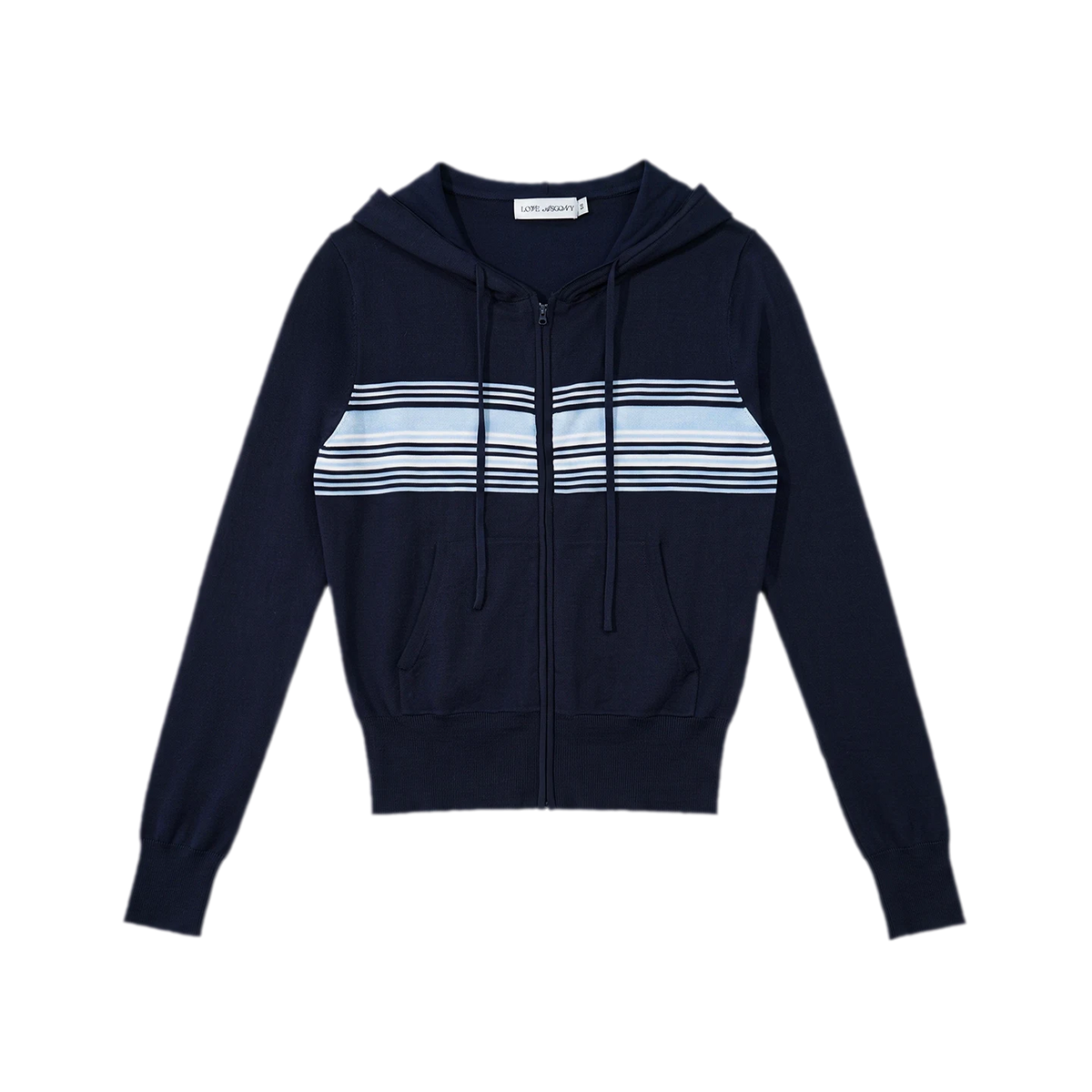 Striped Hooded Three-Piece Set