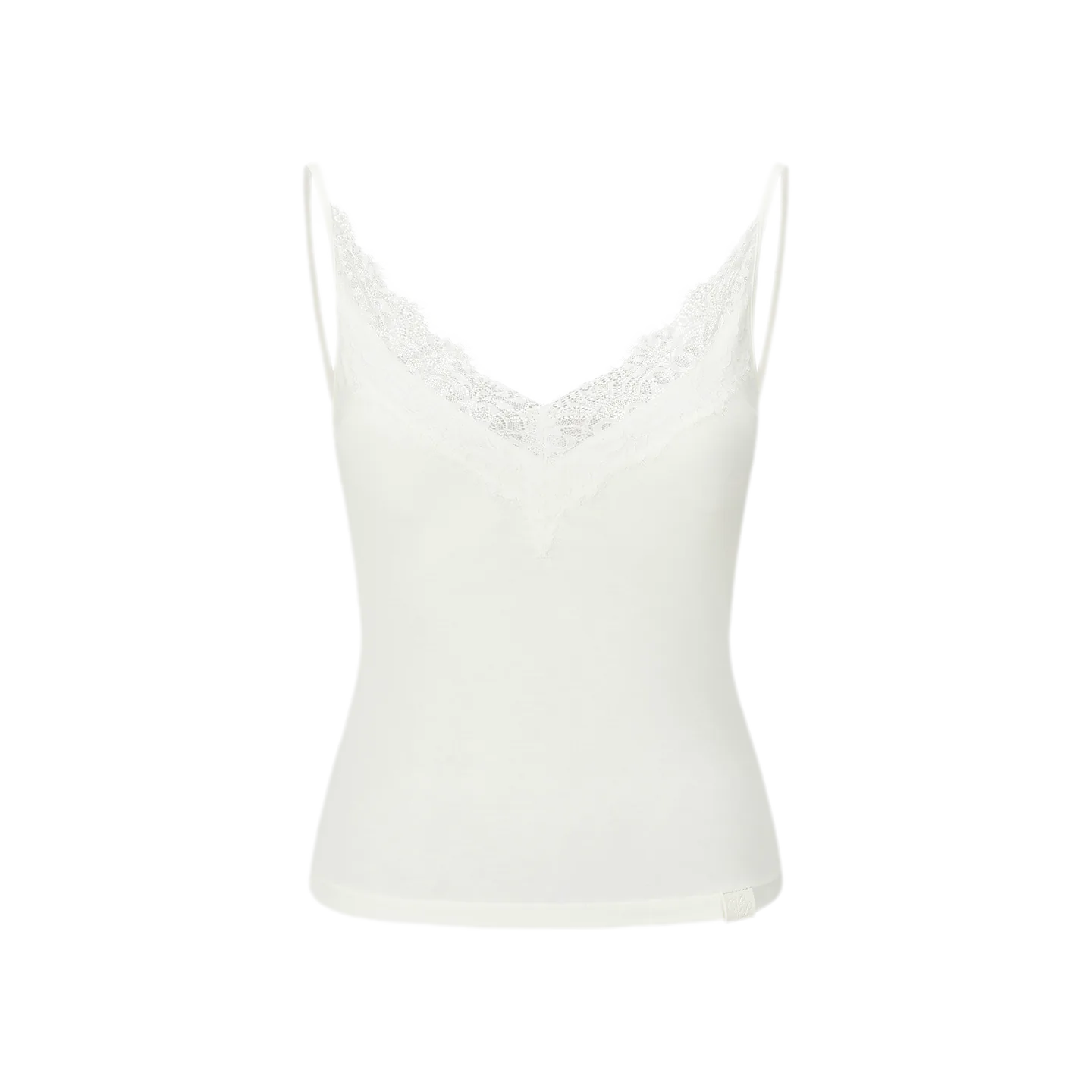 Lace Trim Built-In Bra Cami