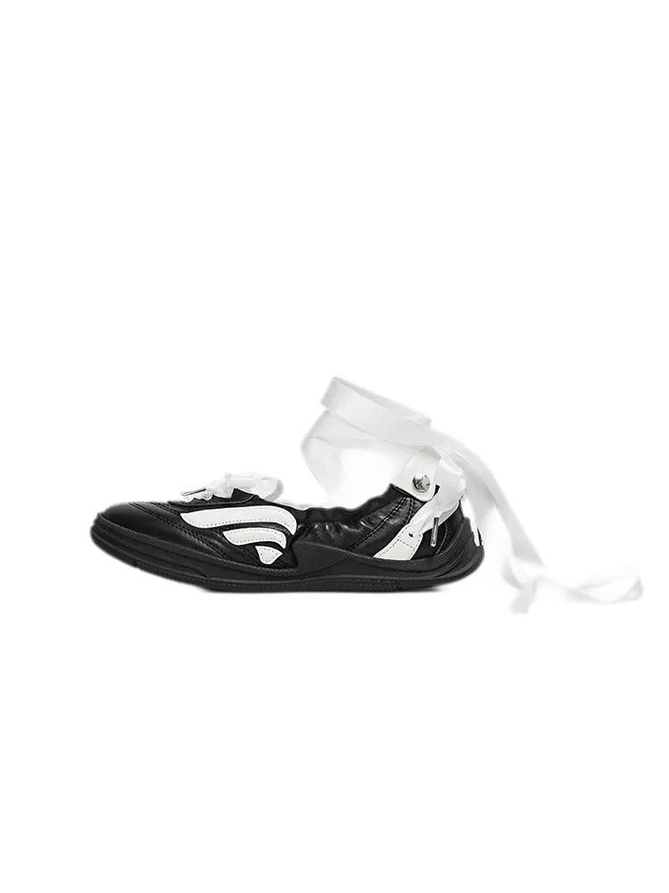 Ribbon Ballet Flat Shoes
