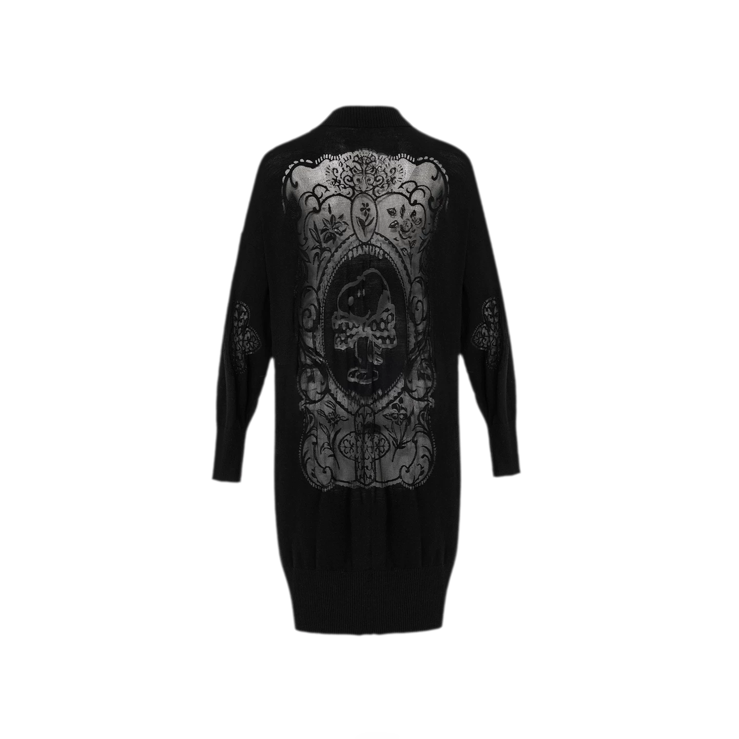 Burnout Frame Knit Cardigan