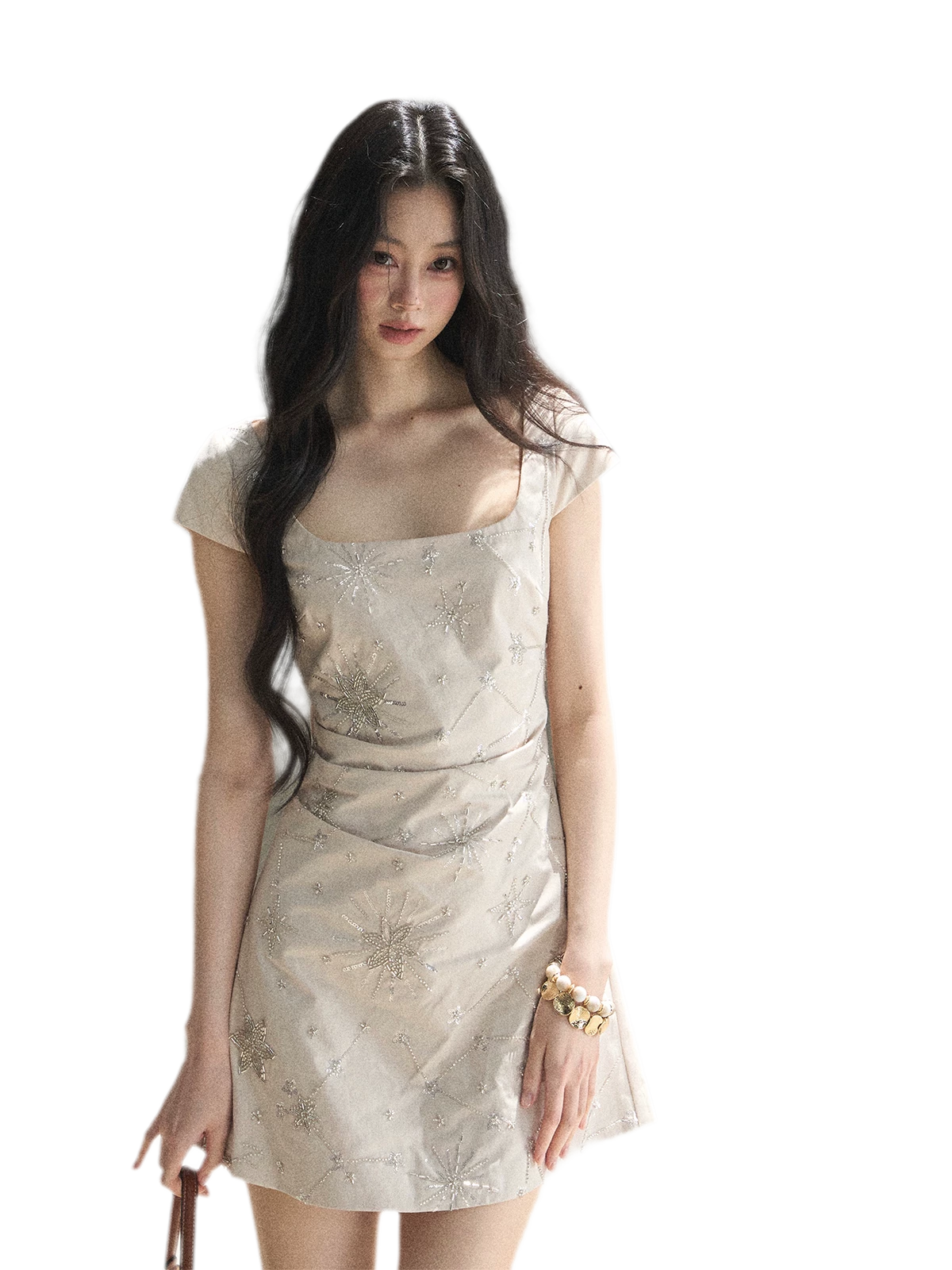 Twill Waist Bead Dress