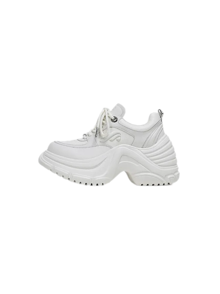 Leather Sculpted Dad Shoes