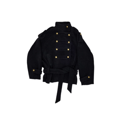 Wool Blend Napoleon Coat