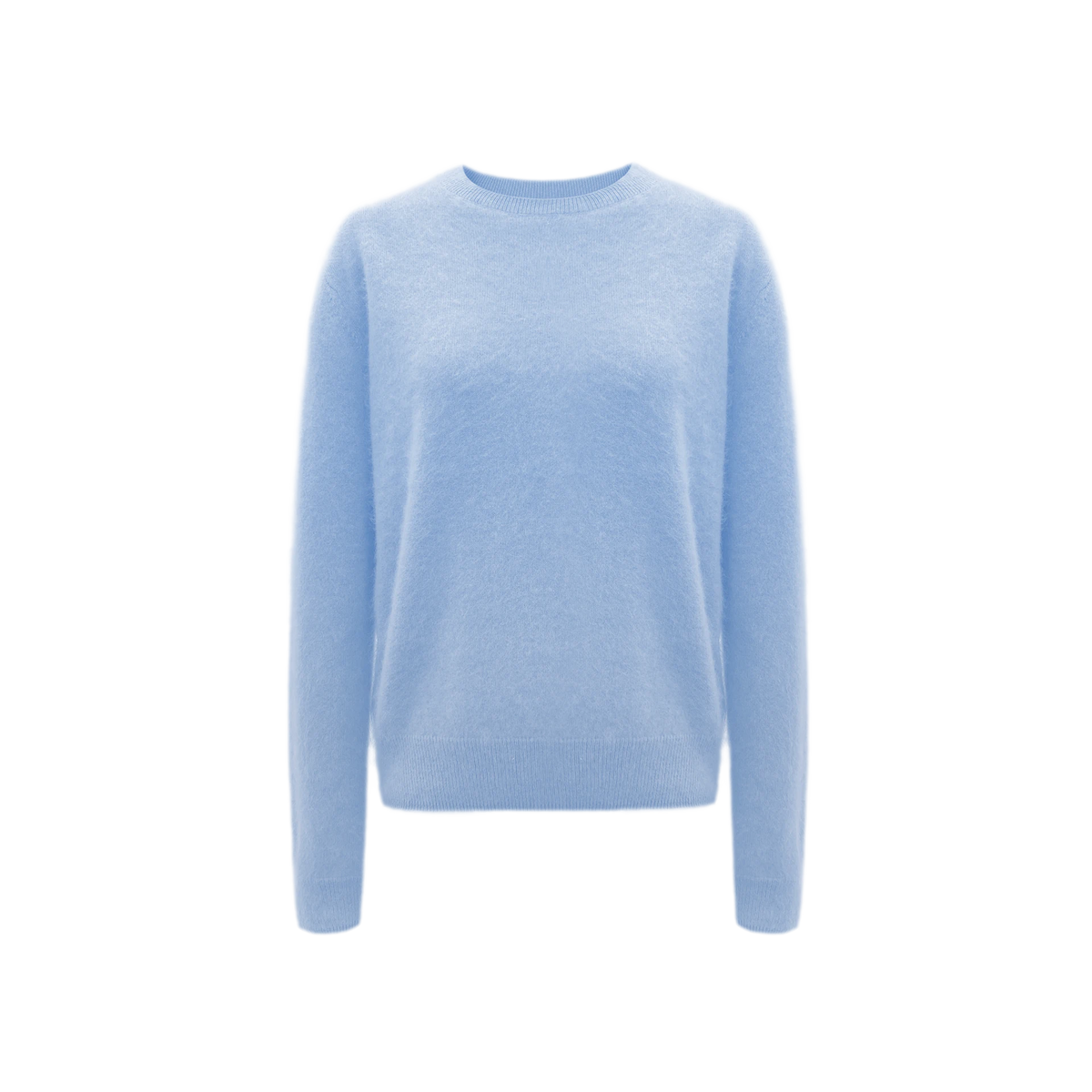 Brushed Knit Crewneck Sweater