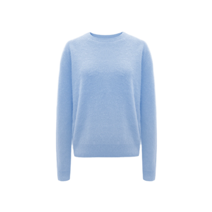Brushed Knit Crewneck Sweater