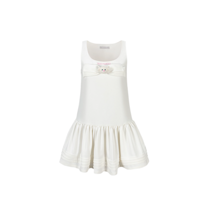 Floral Sleeveless Puff Dress