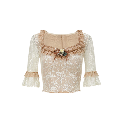 Floral Lace Equestrian Set
