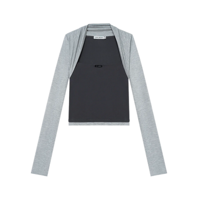 Grigio scuro (manica lunga) / S