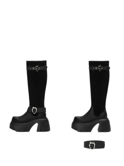 Thick Platform Knee Boots