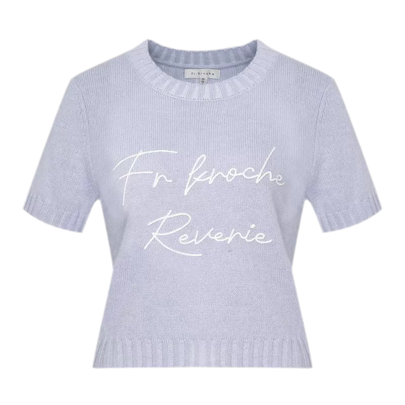 Colorblock Wool Knit Tee