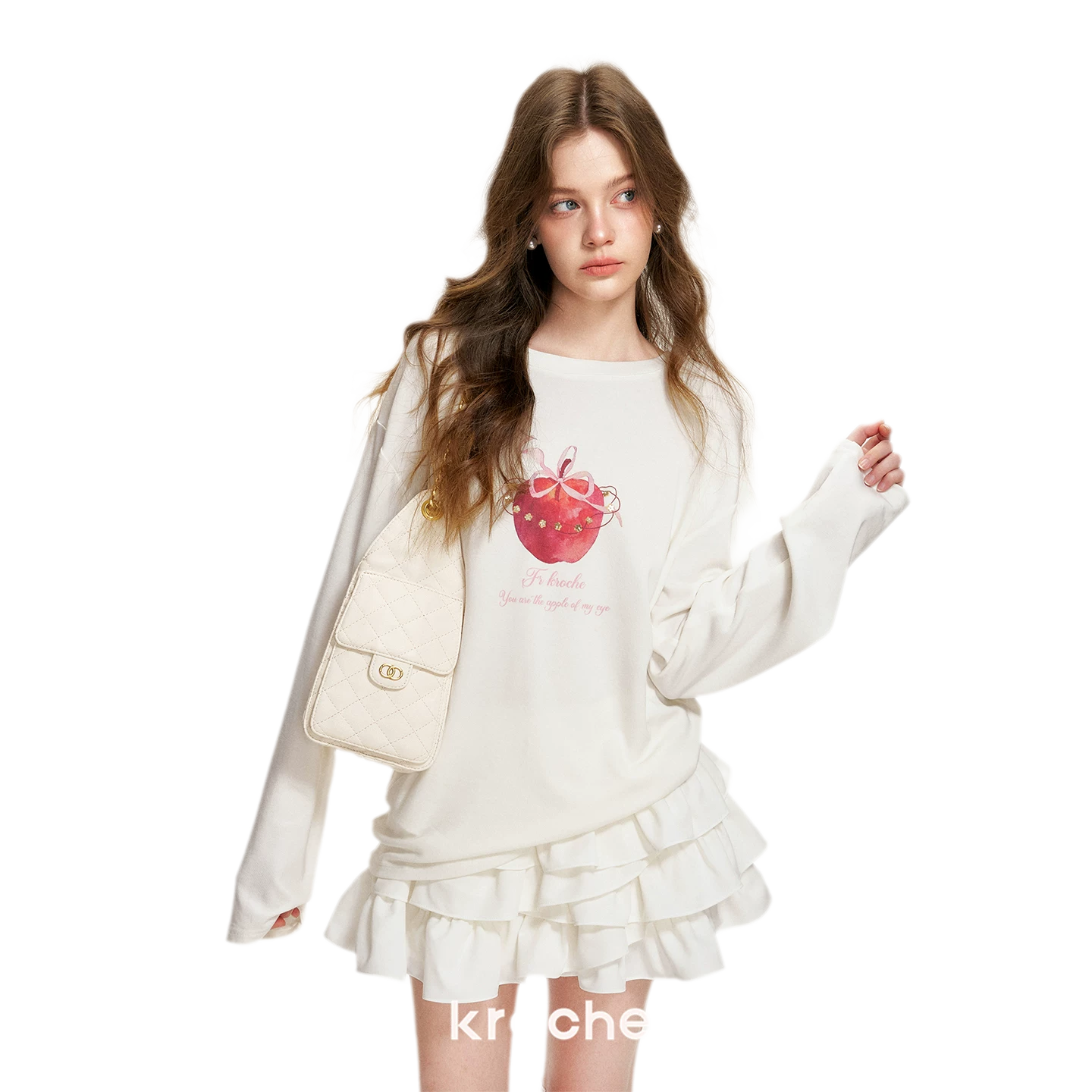 Sequin Apple T-Shirt
