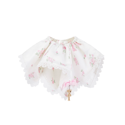 Floral Hanky Scrunchie