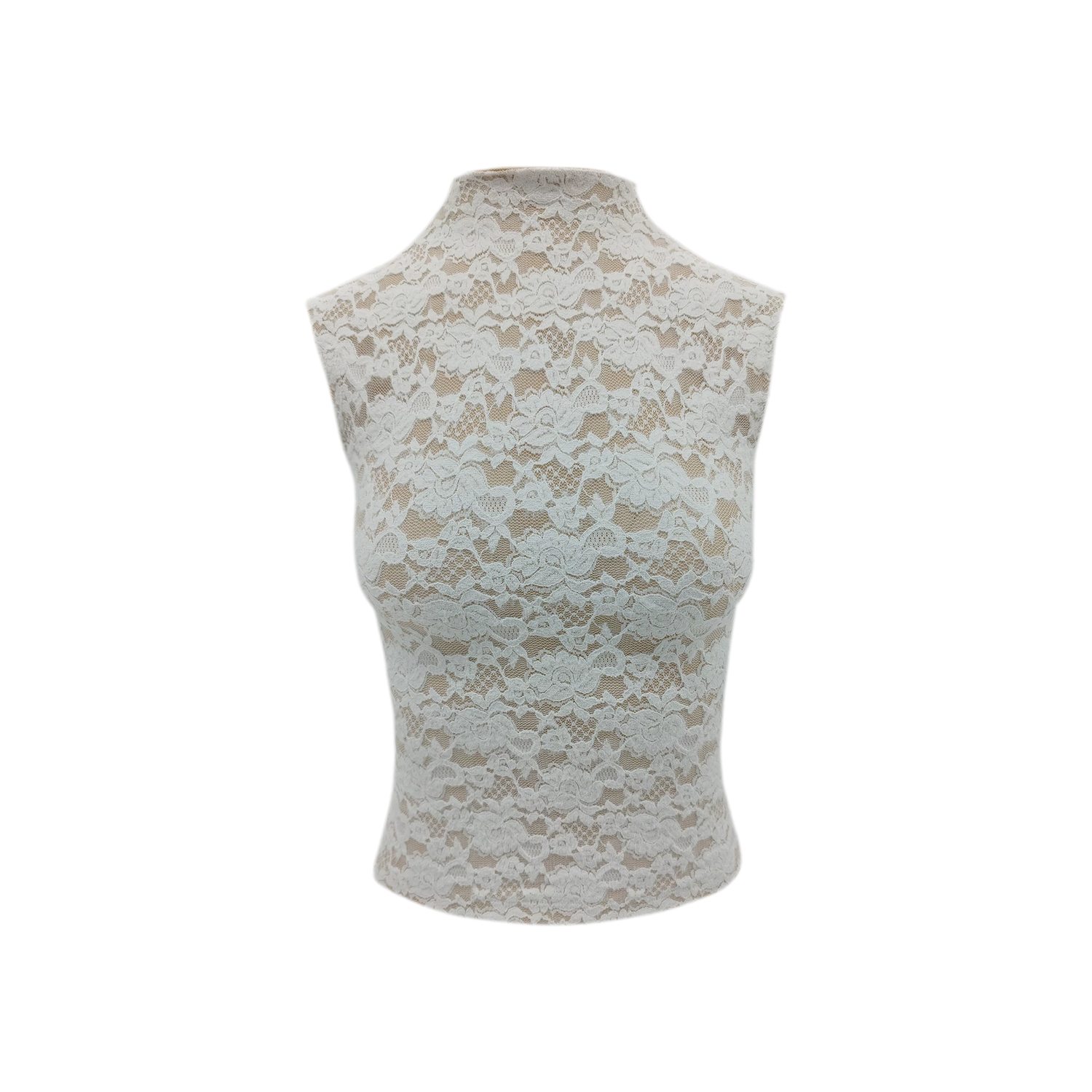 Stretch Lace Cropped Camisole