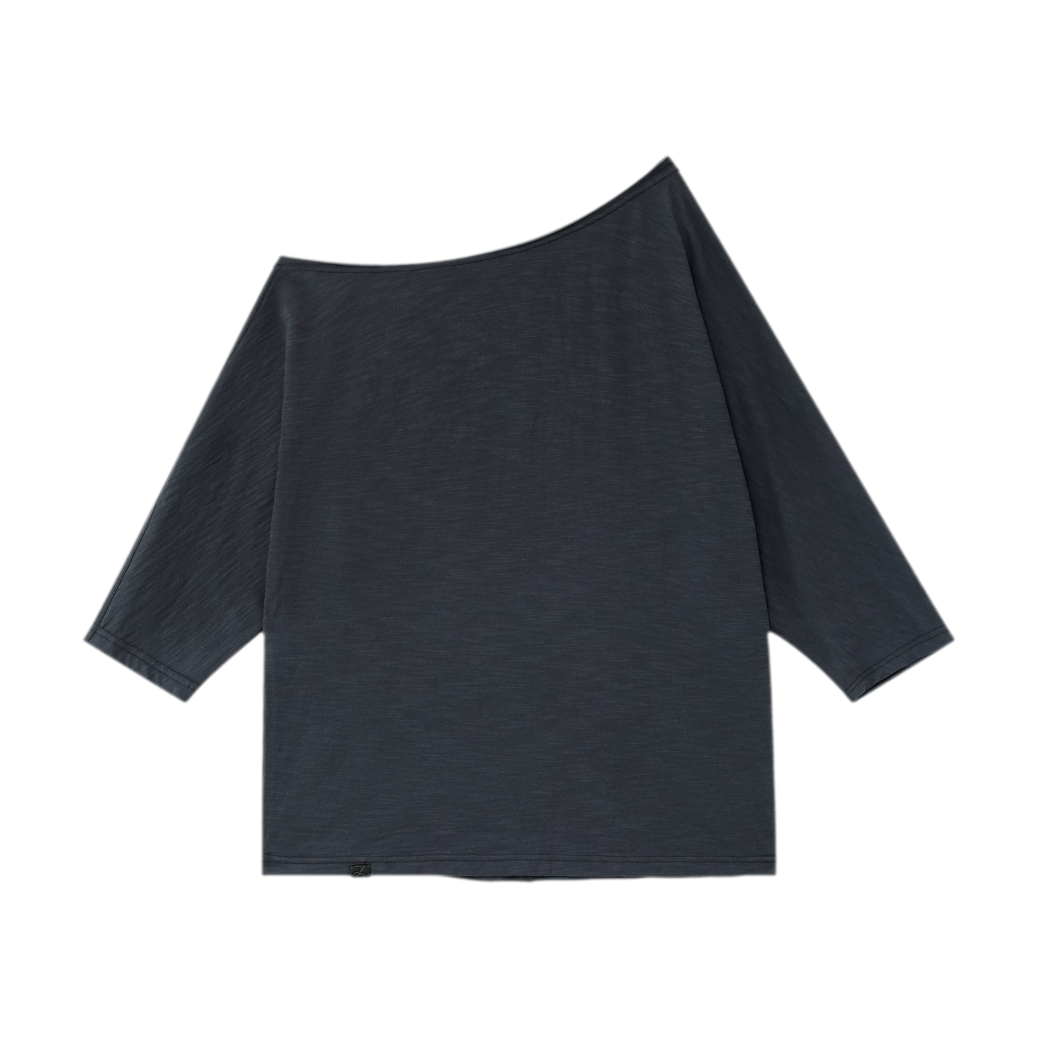 Lyocell Slub One-Shoulder Tee