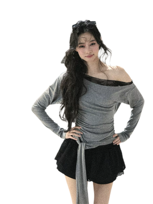 Mist Gray Top / S